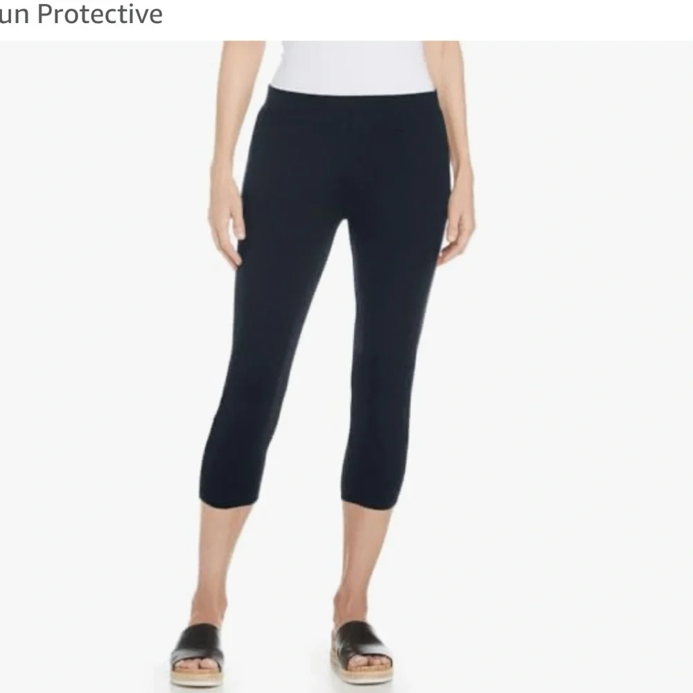 Coolibar Navy Capri Leggings - Picture 10 of 10